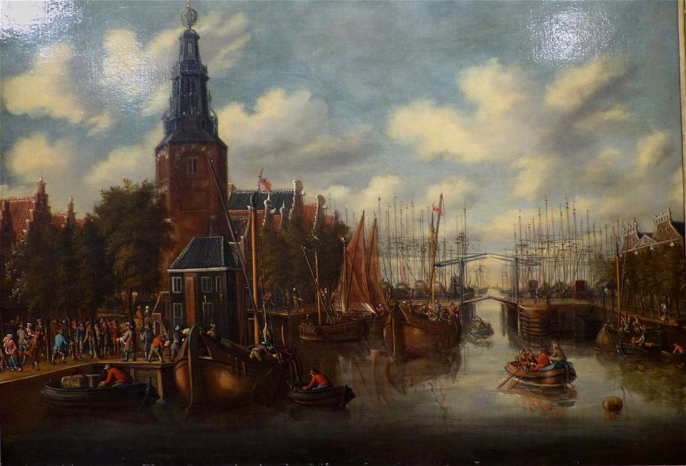 Amsterdam Canal 1695 Thomas Heeremans