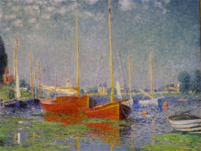 Claude Monet, Red Boats at Argenteuil
