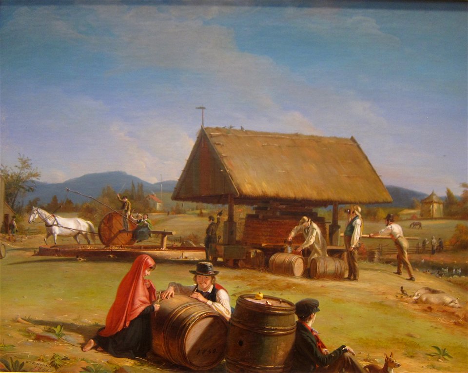 Cider Making by William Sidney Mount, 1840-1841