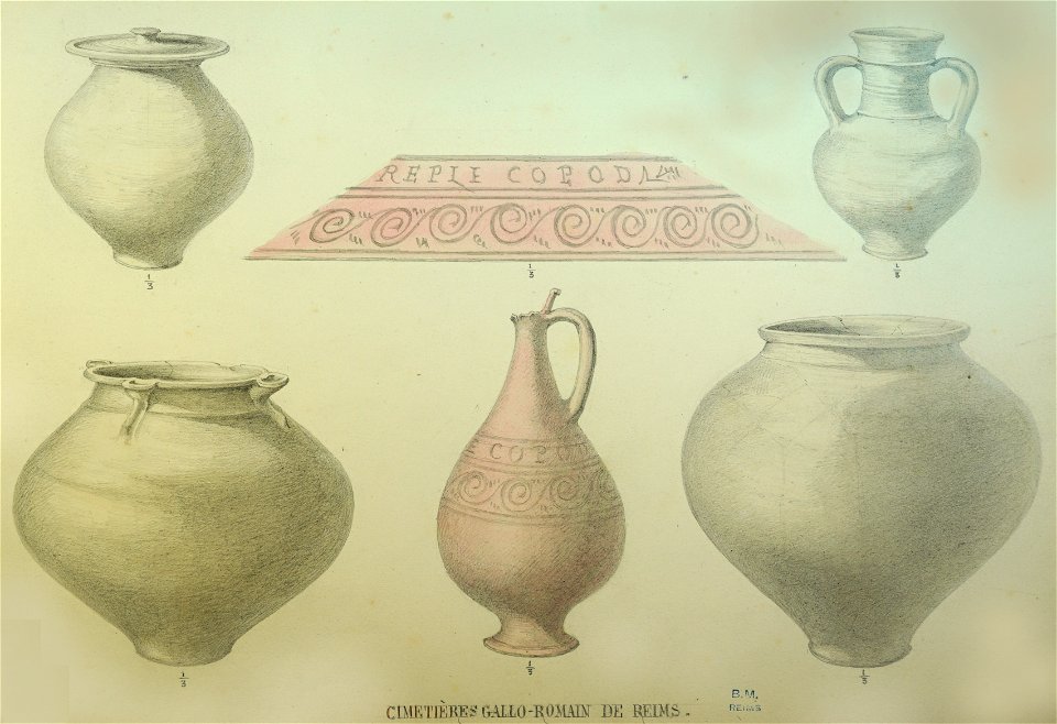 Cimetières Reims vases 06137