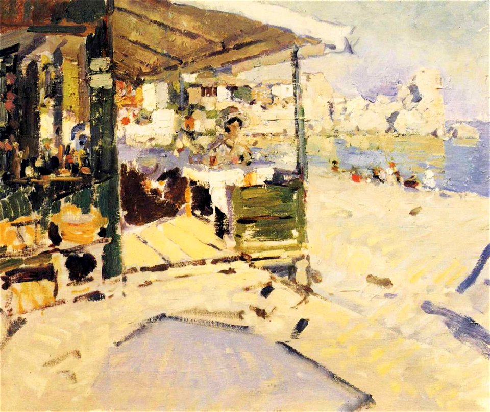 Constantin Korovin - On the Seashore in the Crimea