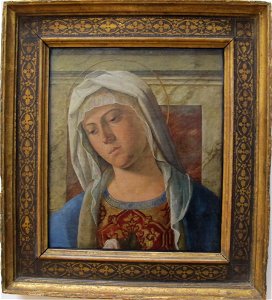 Cima da conegliano, madonna col bambino (frammento), 1490-95 ca. Free illustration for personal and commercial use.