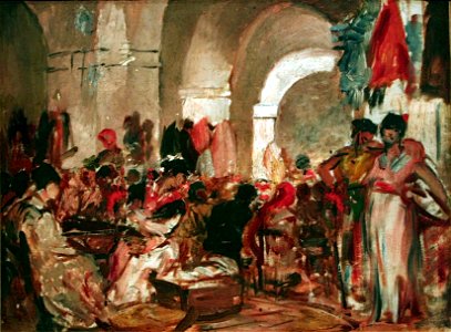 Constantin Meunier - Studie voor Sigarenmaaksters in Sevilla