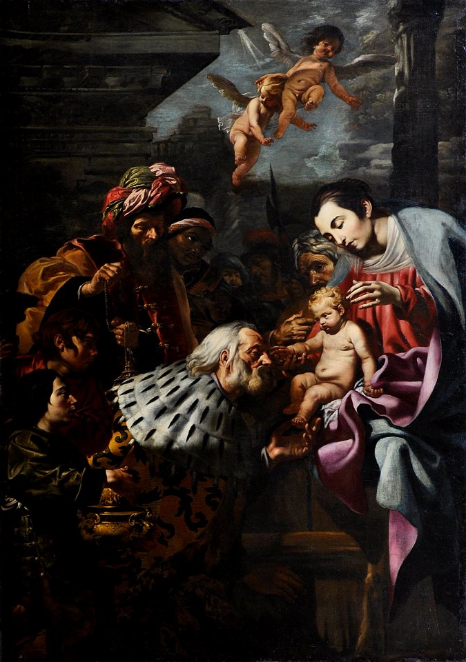 Cornelis Schut (1597-1655) Aanbidding door de Wijzen - Caen Abbaye aux Dames 21-08-2013 12-59-20