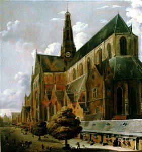 Cornelis Gerritsz Decker - Bavokerk van de Oude Groenmarkt - FHM OS-66-332