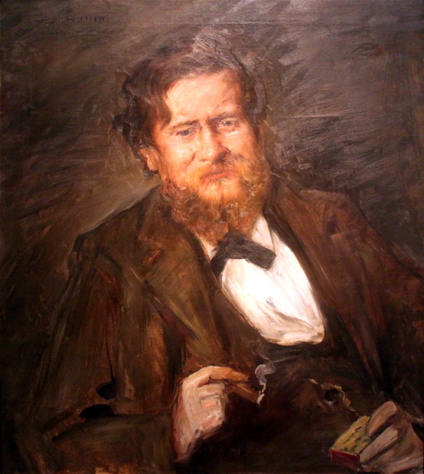 1901 Corinth Portrait des Malers Fritz Rumpf anagoria