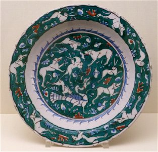 Animal Decorated Ottoman Pottery P1000581