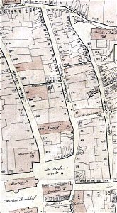 Braunschweig FW Culemann Planausschnitt Altstadtmarkt etc 1798 - senkrecht
