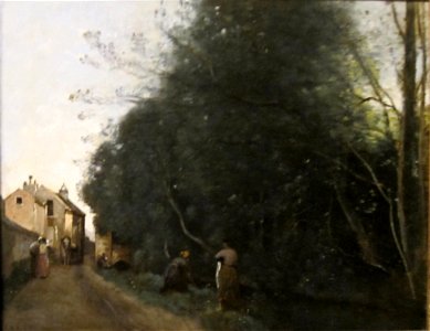 'Aiserey, Côte-d'Or' by Jean-Baptiste-Camille Corot, Cincinnati Art Museum. Free illustration for personal and commercial use.