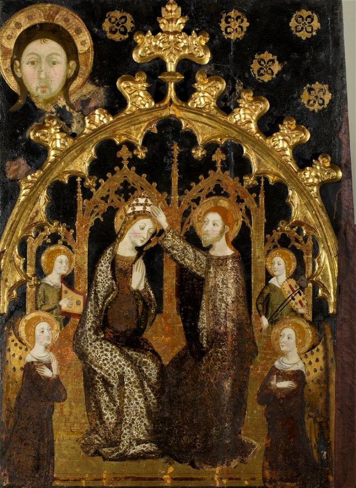 Coronación de la Virgen María, de Jaume Serra (Museo de Zaragoza)
