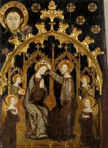 Coronación de la Virgen María, de Jaume Serra (Museo de Zaragoza)