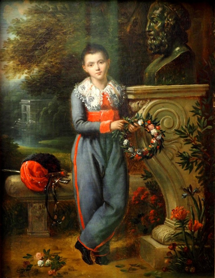Cosway Richard Knabe neben e Homerbüste Landesmuseum Hannover