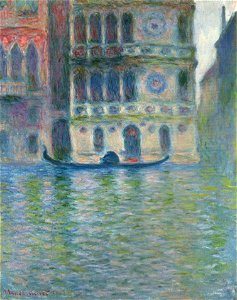 Claude Monet - Palazzo Dario, Venice. Free illustration for personal and commercial use.