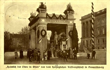 Braunschweig Eiserner Heinrich Postkarte 19 H XVI H I 2 1915 (Stadtarchiv Braunschweig)