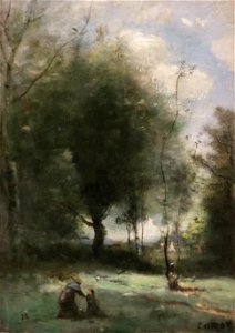 A Field at Beaune-la-Rolande by Jean-Baptiste-Camille Corot