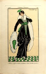 Costumes Parisiens No.48 H. Robert Dammy, 1913