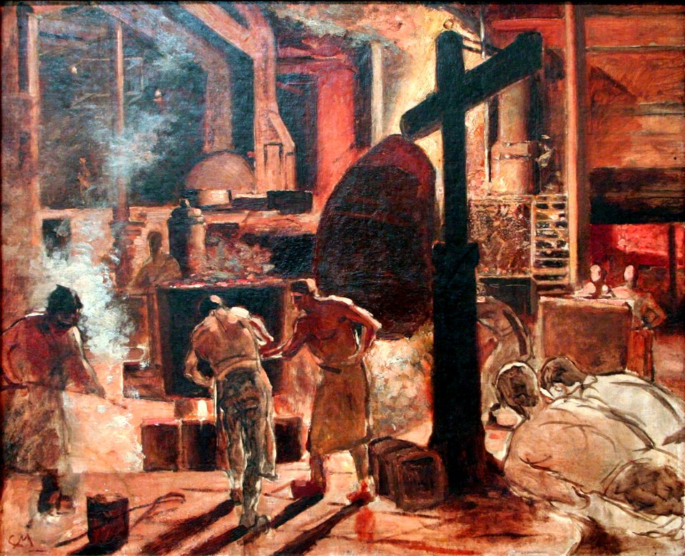 Constantin Meunier - Staalgieterij