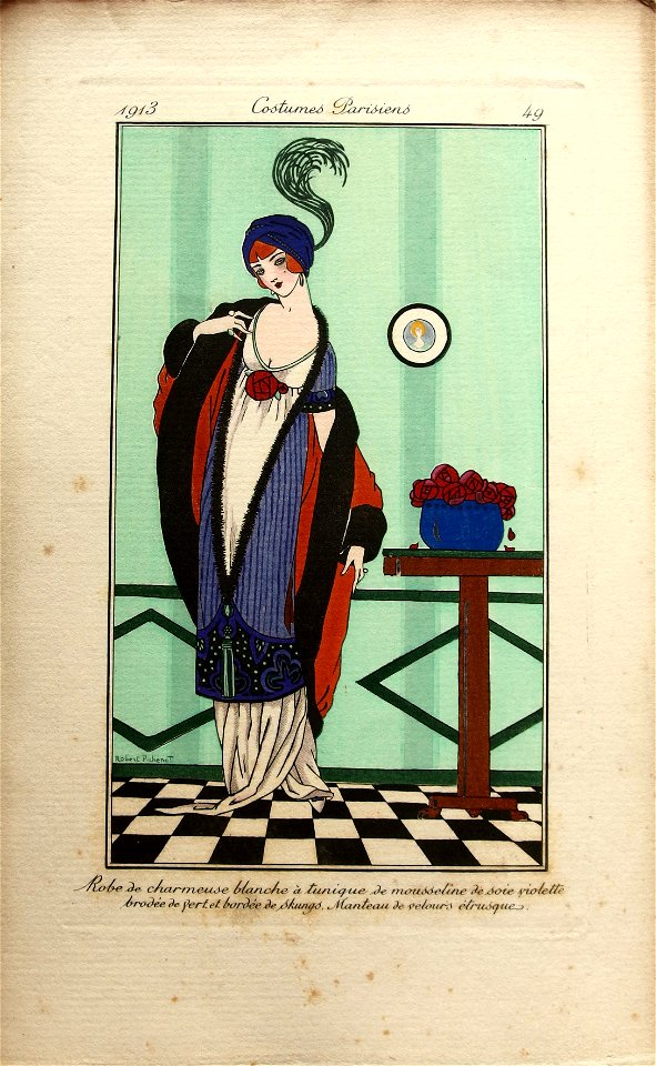 Costumes Parisiens No.49 Robert Pichenot, 1913