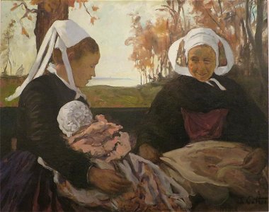 The Three Generations by Charles Cottet, Columbus Museum of Art 