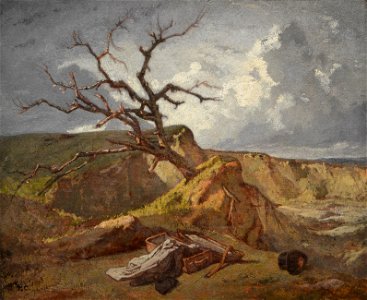 Landscape near the Sea, by Thomas Couture