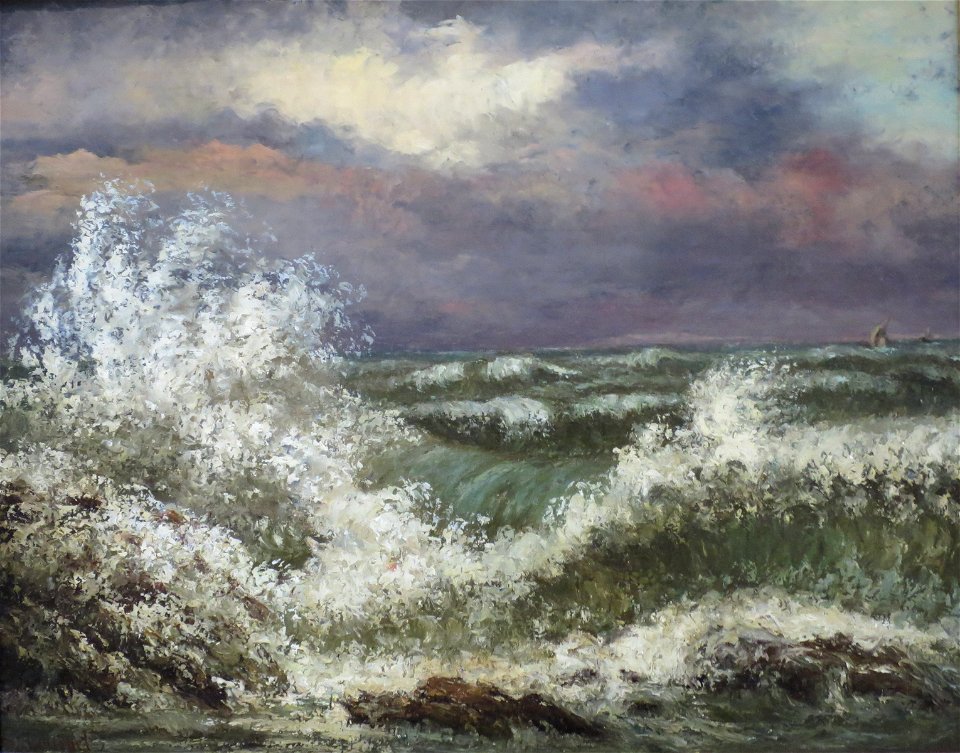 The Wave by Gustave Courbet, California Palace of the Legion of Honor