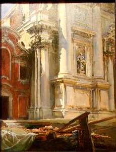 Corner of the Church of San Stae, Venice
