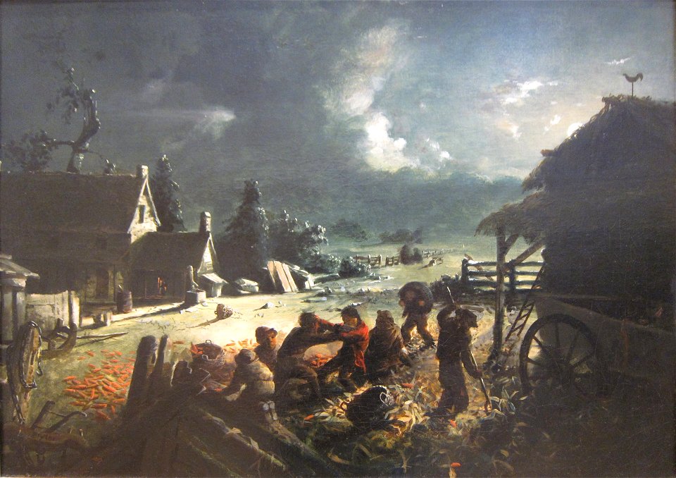Corn Husking by David Gilmour Blythe, c. 1863-4
