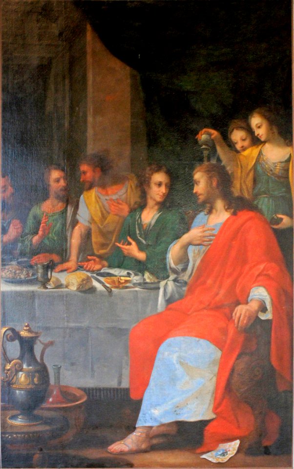 Christ au village de Bethanie 1683 atelier Hélart 136