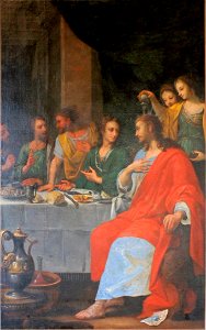 Christ au village de Bethanie 1683 atelier Hélart 136