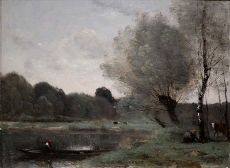 Souvenir de Ville d'Avray by Corot, Phoenix Art Museum
