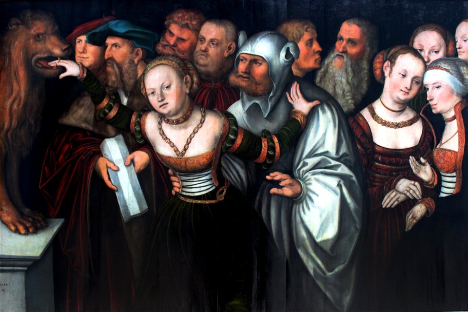 1534 Cranach Die Fabel vom Mund der Wahrheit anagoria
