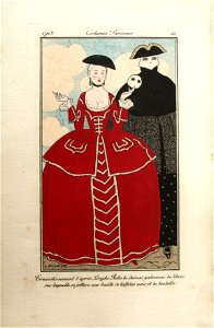 Costumes Parisiens No.56 George Barbier, 1913