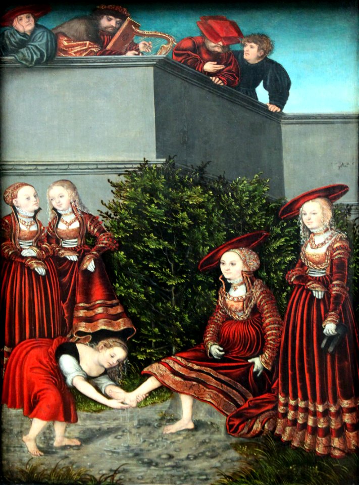 1526 Cranach d.Ä. David und Bathseba anagoria