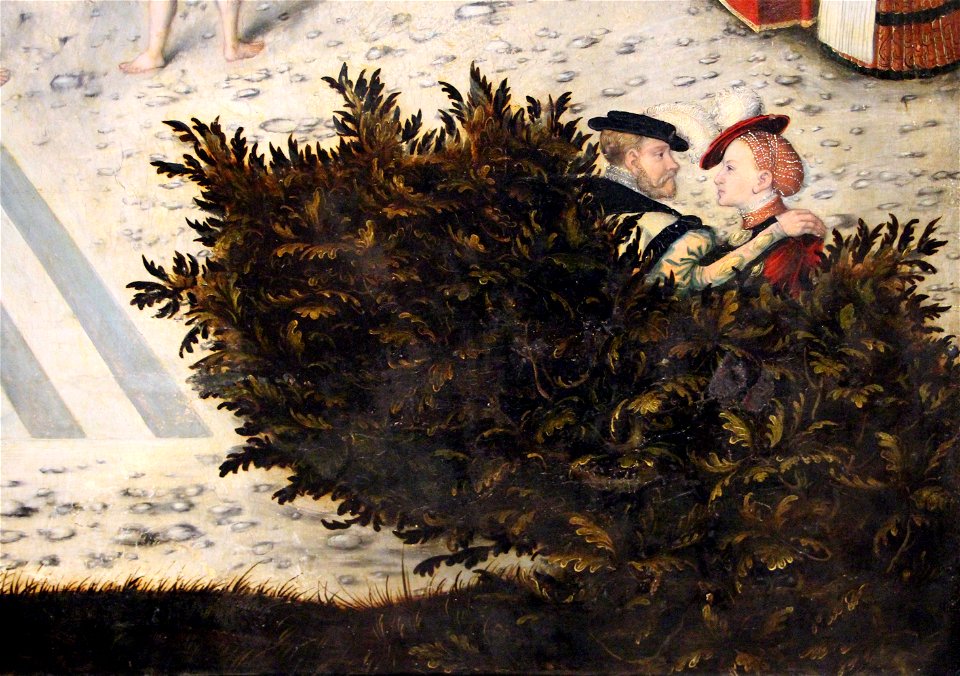 Cranach il vecchio, la fontana della giovinezza, 1546, 06