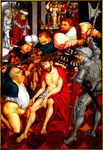Lille PdBA cranach derision du christ. Free illustration for personal and commercial use.