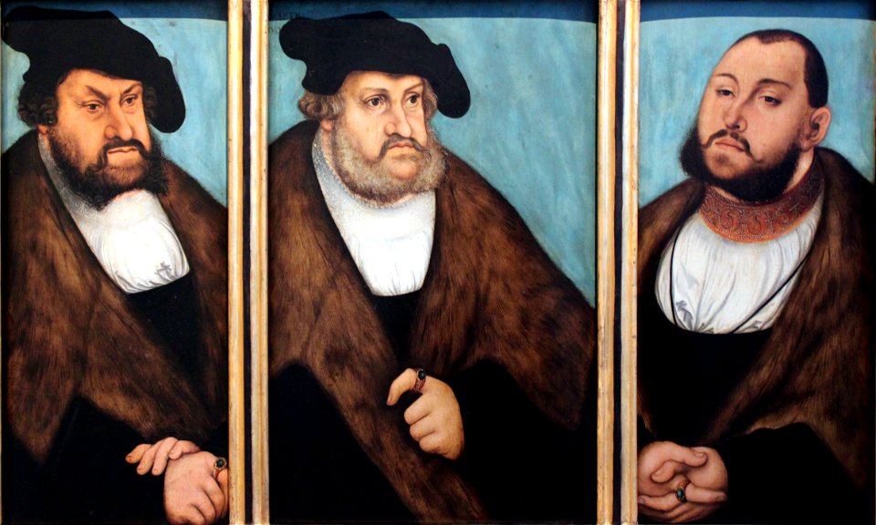1532 Cranach d.Ä. Die sächsischen Kurfürsten anagoria