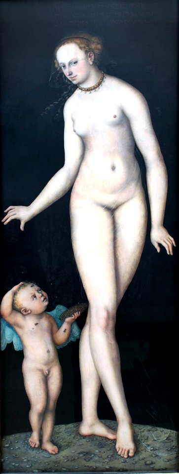 1538 Venus mit Amor als Honigdieb anagoria
