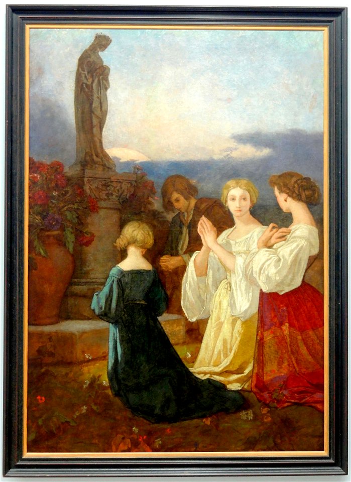 Beauvais (60), MUDO, Thomas Couture - La Prière, vers 1860