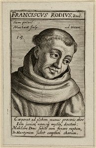 De heilige Franciscus de Roye Franciscus Rodius. NL-HlmNHA 1477 53010733