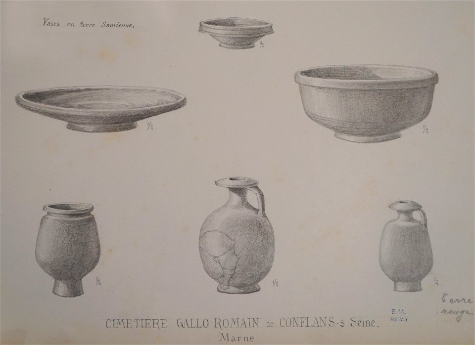 Cimetière gallo romain COnfalns 06106