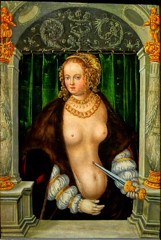 Maastricht musee cranach vieux lucrece