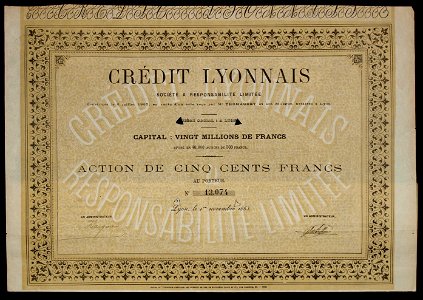 Crédit Lyonnais 1863