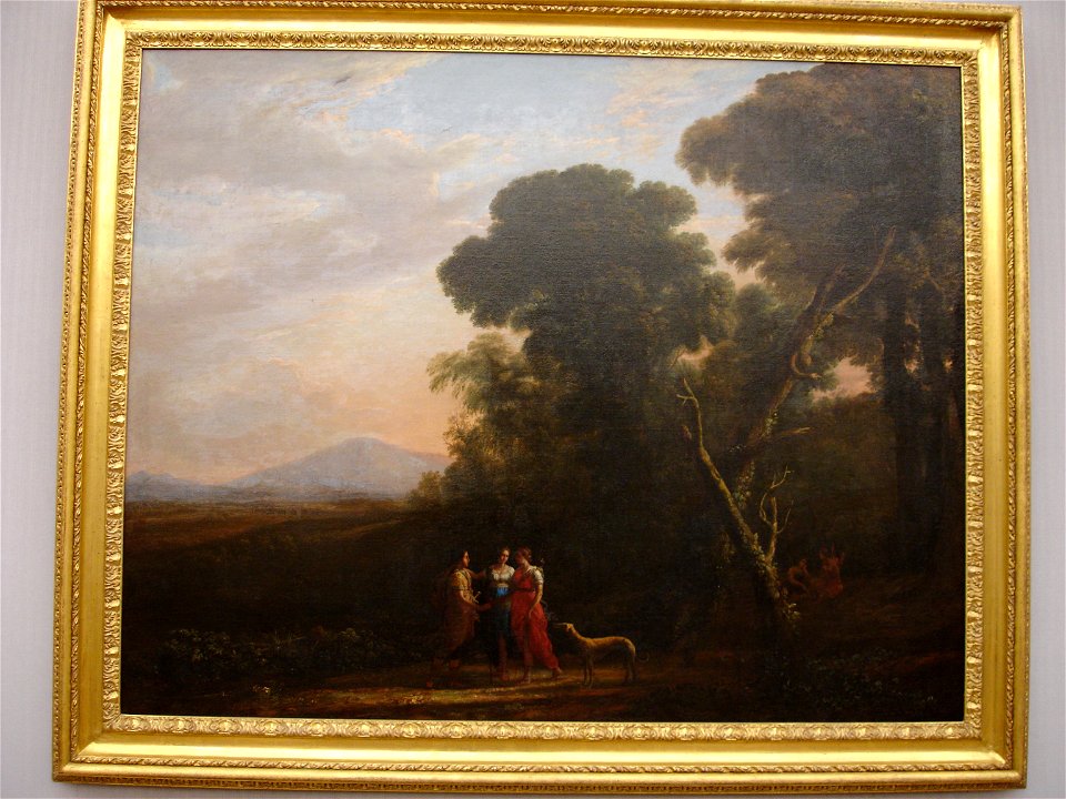 Claude Lorraine, Roman Ideal Landscape with Cephalus, Procris, and Diana
