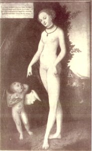 Cranach Elder Venus and Amor