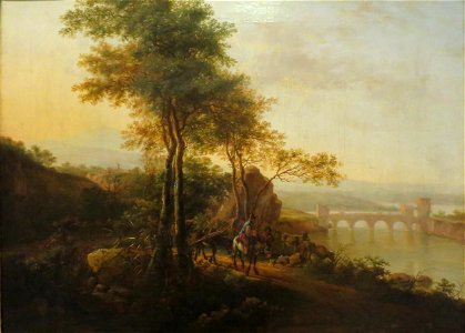 'Italian Landscape' by Johan Christian Dahl, Bergen Kunstmuseum