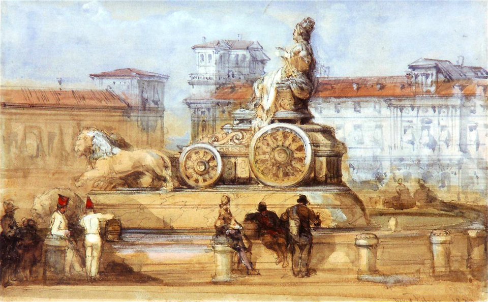 David Roberts-Cibeles-1832