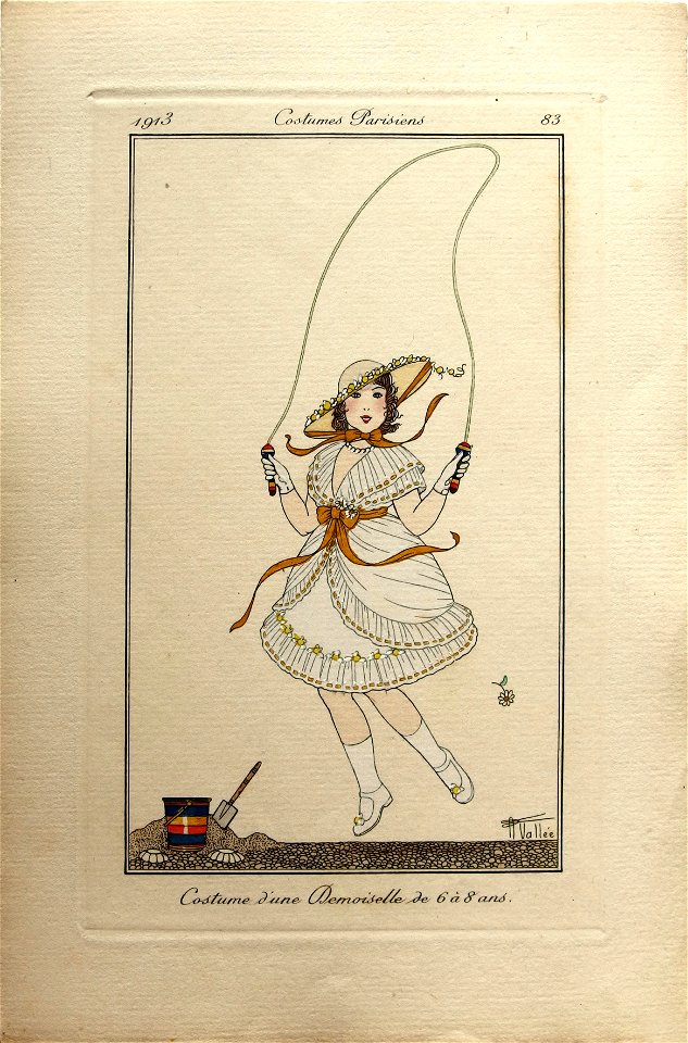 Costumes Parisiens No.83 Armand Vallée, 1913