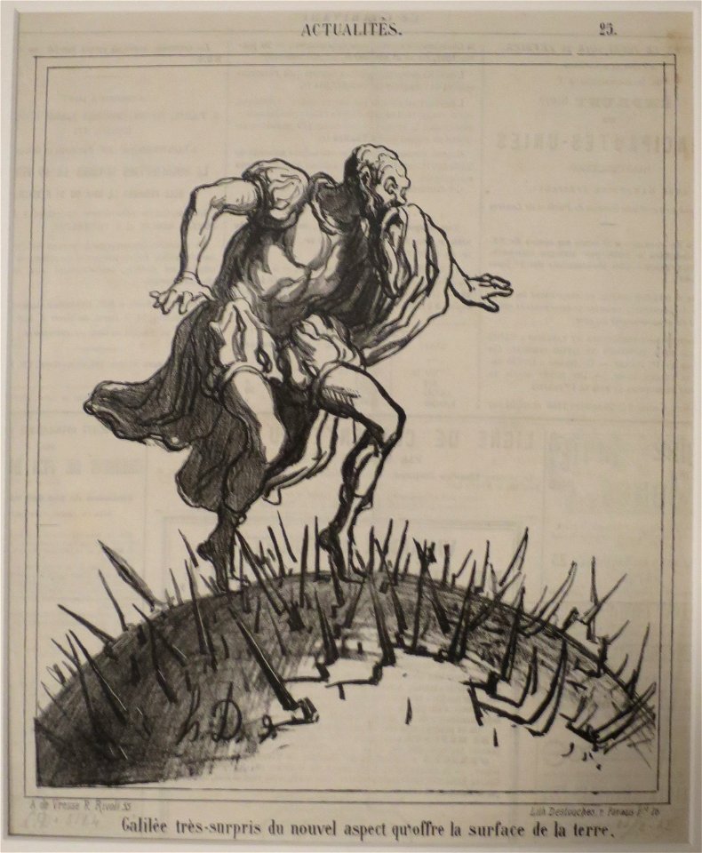 'Galilée très-surpris du nouvel...' by Honoré Daumier, HMA 11873