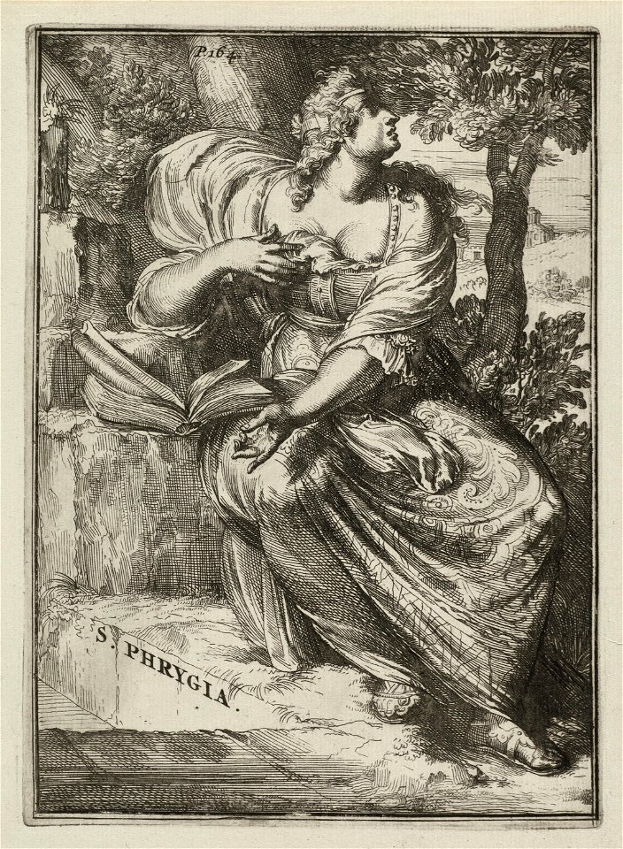 De Phrygische Sibille Sibylle Phrygia. NL-HlmNHA 53008843