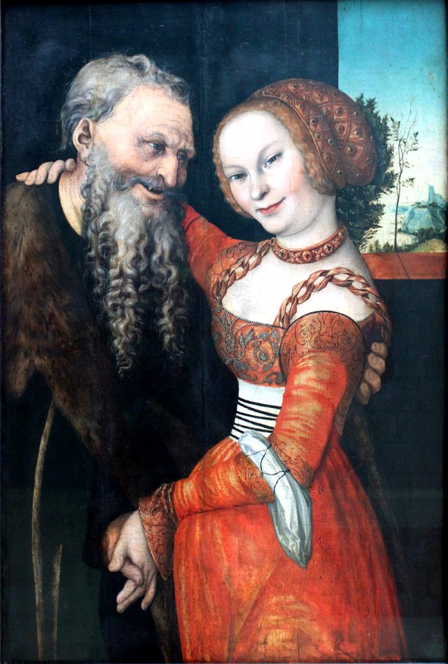 1530 Cranach Das ungleiche Paar anagoria
